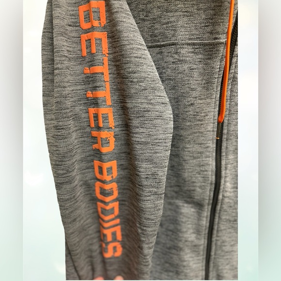 Rare out of production Better Bodies Zip Hoodie Size L - Picture 4 of 9